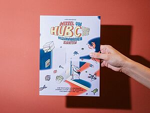 Cover of the science comic about Research Hub C