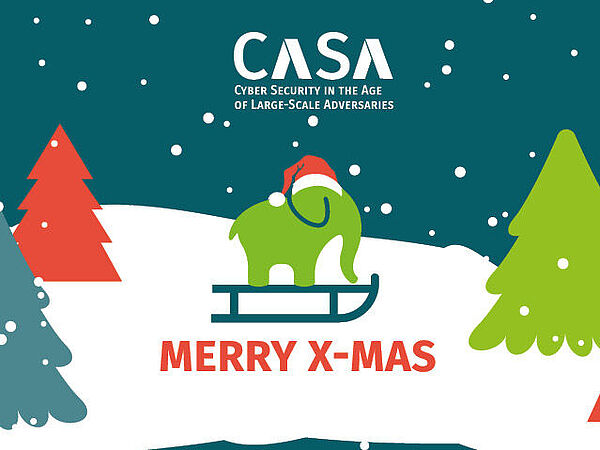 Weihnachtskarte von CASA