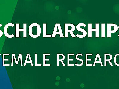 Scholarships for female researchers flyer