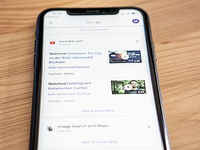 Die Datensammlung  von Google wird in My Activity sichtbar. 